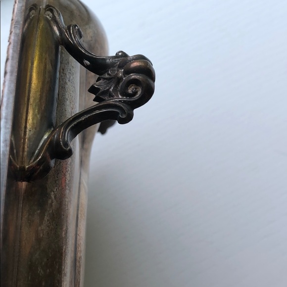 Silver plated serving platter - Picture 3 of 7